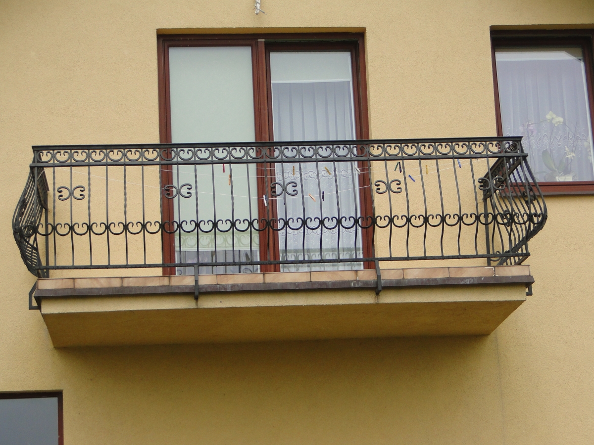 Balustrada na balkonie 
