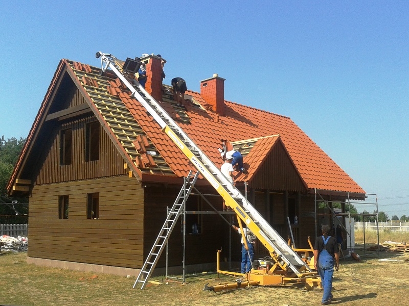 Układanie dachu 
