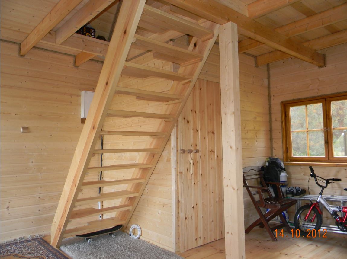 Dom drewniany wnętrze