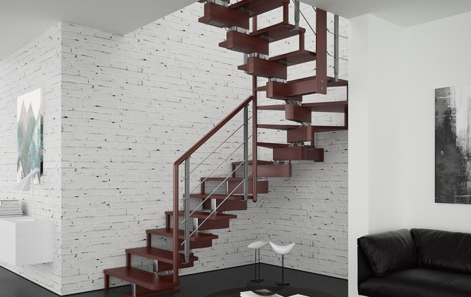 Schody KNOCK WOOD -  Lekka, nowoczesna konstrukcja drewniana nadaje tym schodom ponadczasowej estetyki.
